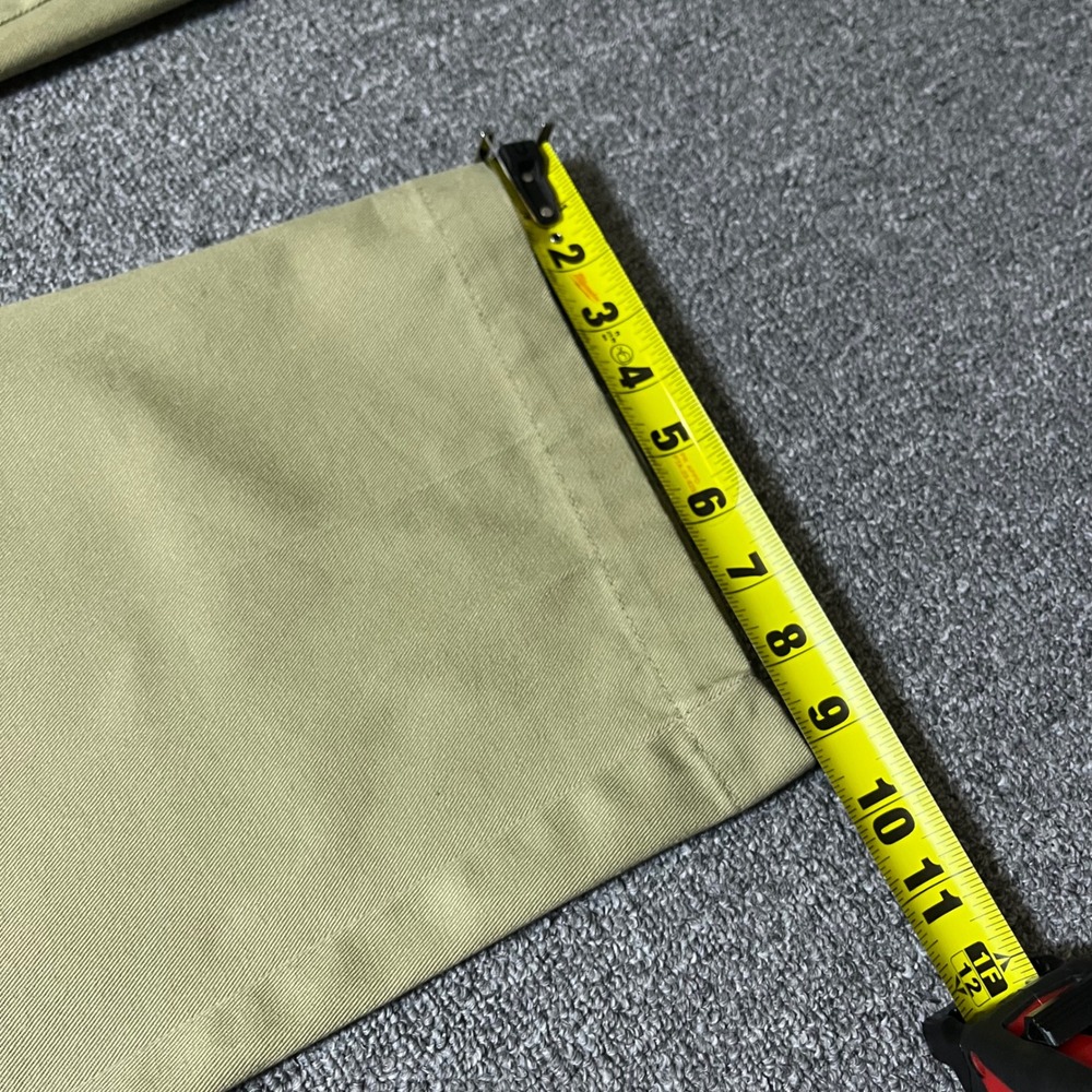 Vintage Dickies 874 Work Pants 38x32 Khaki Tan Chino Made in USA 90s - Picture 7 of 10